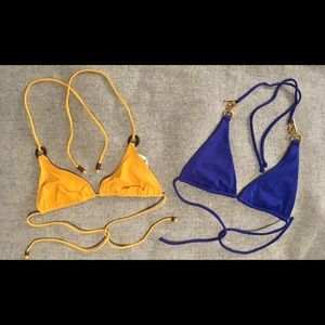 Two Bikini Tops, H&M and VS